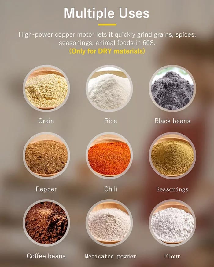 SILVER CREST Universal Mill Heavy Duty Grinder