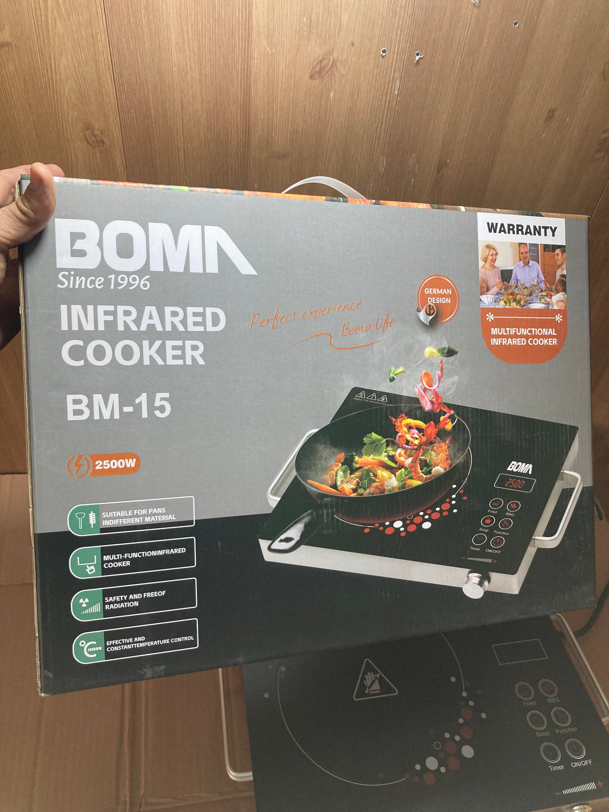 BOMA Germany HotPlate/Infrared Cooker 2500W