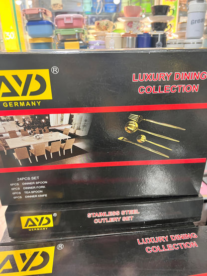 Lot Imported AYD Cutlery Set 24PCs