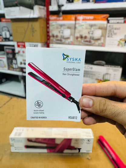 SYSKA SuperGlam 2-in-1 Hair Straightener & Curler