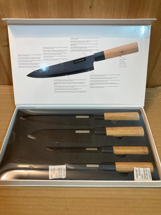 Japanese knife set 4-in-1 for kitchen