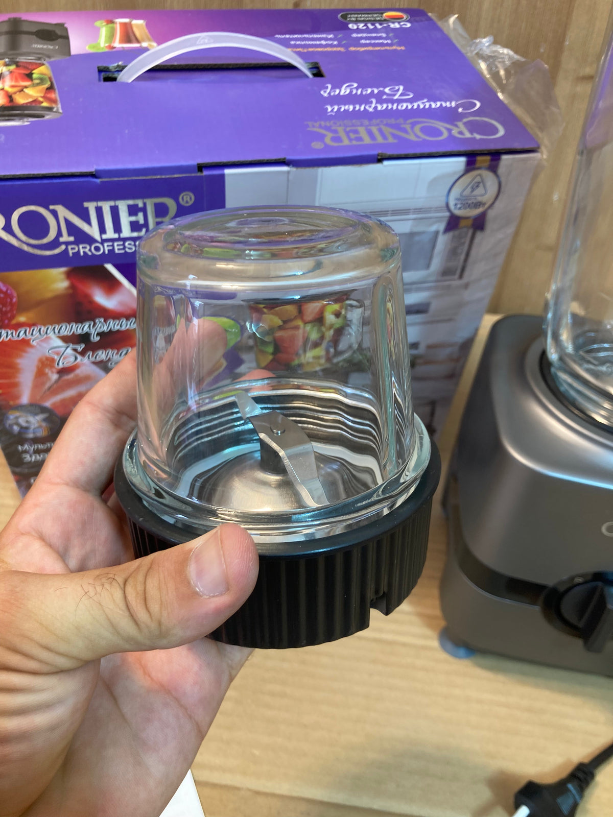 Cronier Russia 2-in-1 Blender & Grinder 1200W & 1.5L