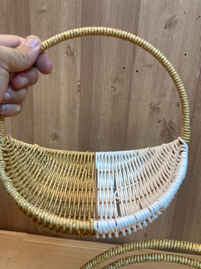 3PCs Fruit Basket with Handle