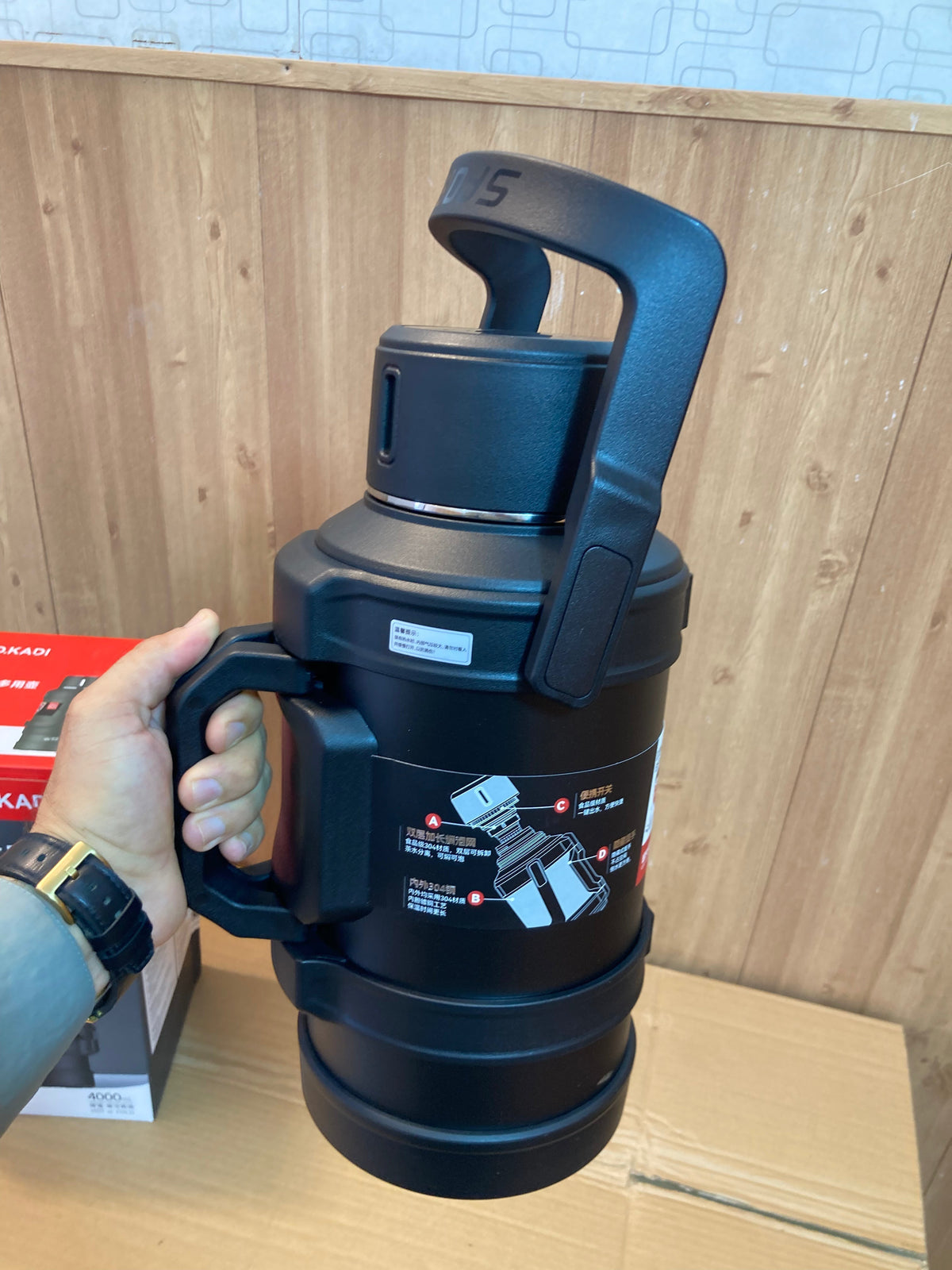D.Kadi Hot & Cool Insulated Vacuum Bottle - Travel Pot