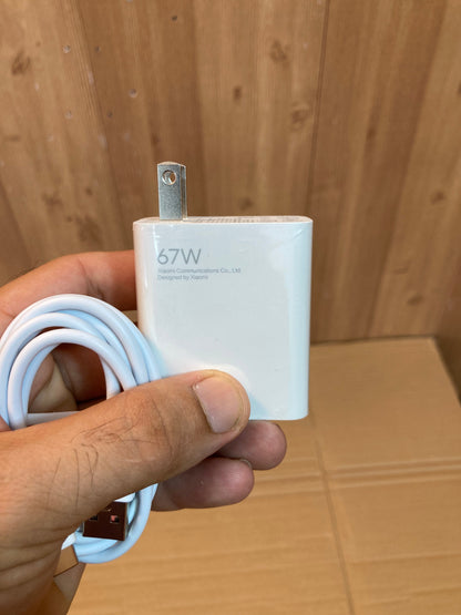 Xioami Mi Imported 67W Super Fast Turbo Charger/Adapter & Cable