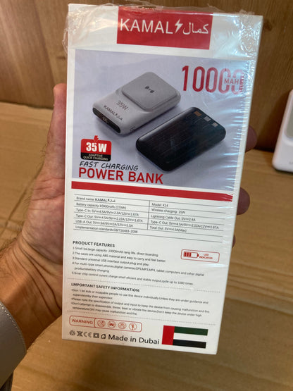 Kamal 10,000mAh Magnetic Power Bank 35W K14